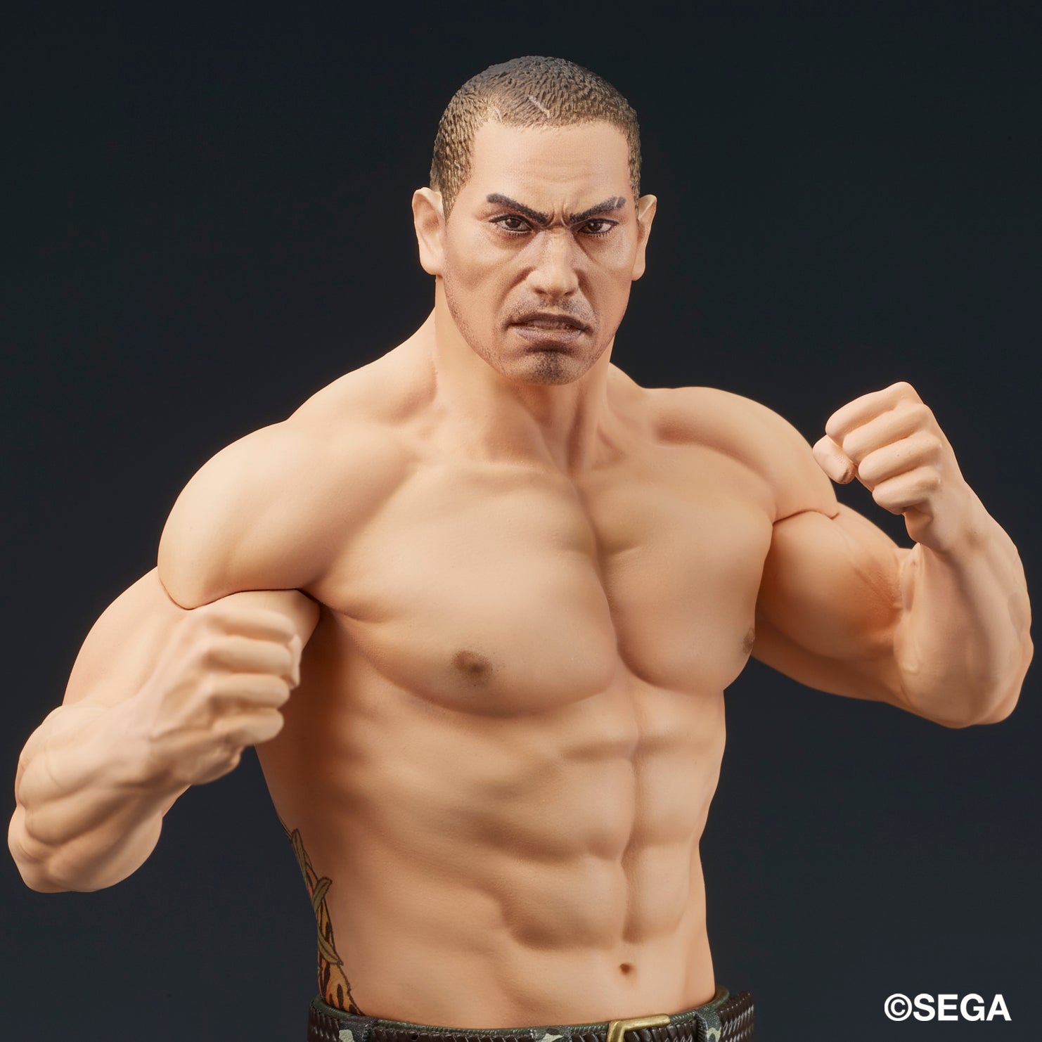 龍が如く 冴島大河 胸像 アクスタ バッジ カード セット 新宿・歌舞伎町の『龍が如く』グッズの自動販売機にて『龍が如く