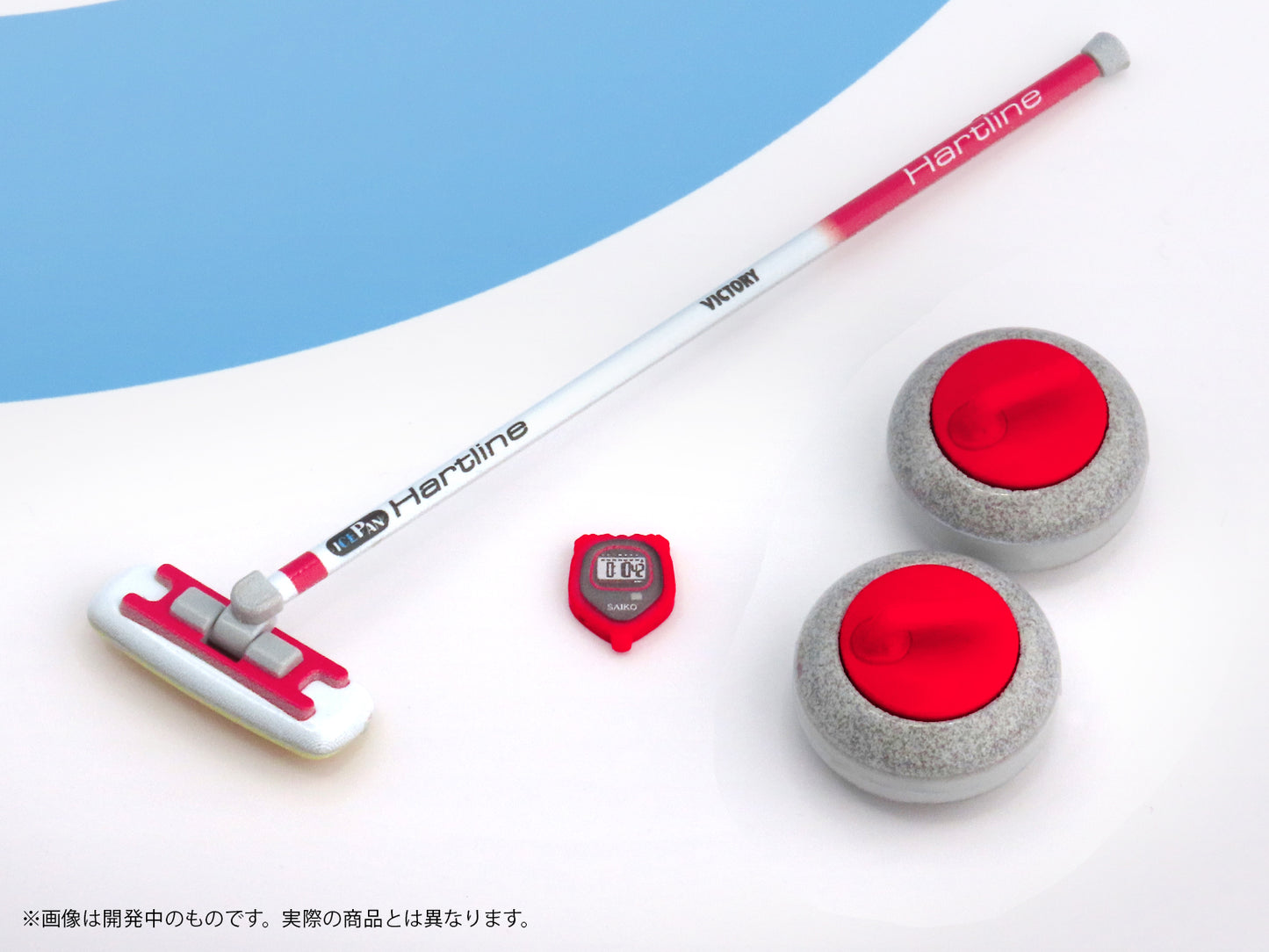 プリプラ フィギュアのスポーツ カーリング レッド